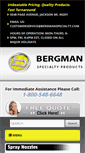 Mobile Screenshot of bergmanspecialty.com