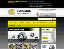 Tablet Screenshot of bergmanspecialty.com